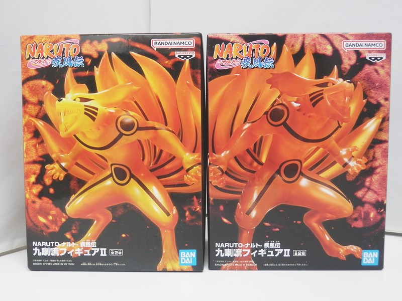 【中古】【未開封2点セット】NARUTO - ナルト - 疾風伝 九喇嘛フィギュアII カラー...