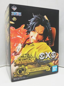 【中古】一番くじ ワンピース メモリアルログ C賞 エースBATTLEフィギュア / BANDAI SPIRITS ポートガス・D・エース【出雲店】