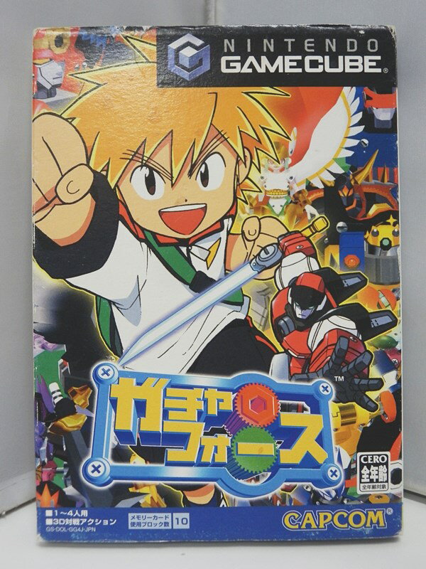 【中古】【ハガキ付き】Nintendo ゲームキューブ GC ソフト ガチャフォース / ロボット対戦アクションゲーム CAPCOM カプコン GOTHA FORCE【出雲店】