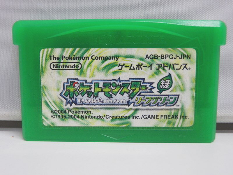 【中古】【ソフトのみ】ゲームボーイアドバンス ソフト ポケットモンスター リーフグリーン / RPG 任天堂 Nintendo ポケモン GAME BOY ADVANCE GBA 緑【出雲店】