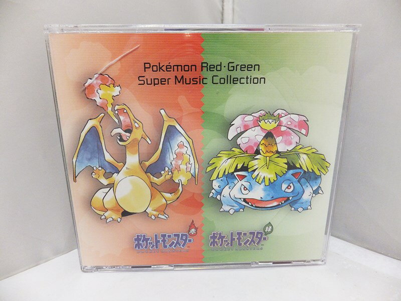 【中古・帯付き】ポケモン赤・緑 スーパーミュージック・コレクション CD4枚組 ポケットモンスター OVCP-0006【出雲店】