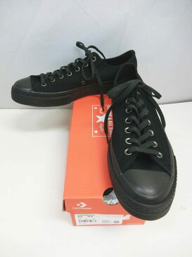 【中古】CONVERSE CHUCK 70 OX 168929C US9.5/28cm オールブラック コンバース チャックテイラー オールスター 70s ローカット スニーカー 復刻【出雲店】