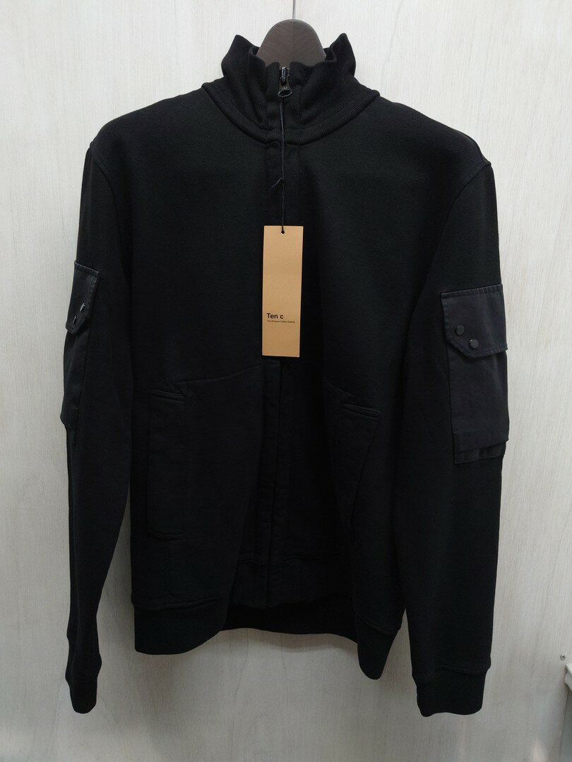 【中古】 Ten-C Combo Tech Zipup Sweatshirt L テンシー ジップアップスウェット ジャケット 23CTCUF01211 【メンズ古着】 【鳥取店】