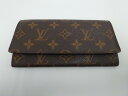 【中古】 LOUIS VUITTON モノグラム ルイヴィトン ポルト円3カルトクレディ M61818 長札入れ 【鳥取店】(4)