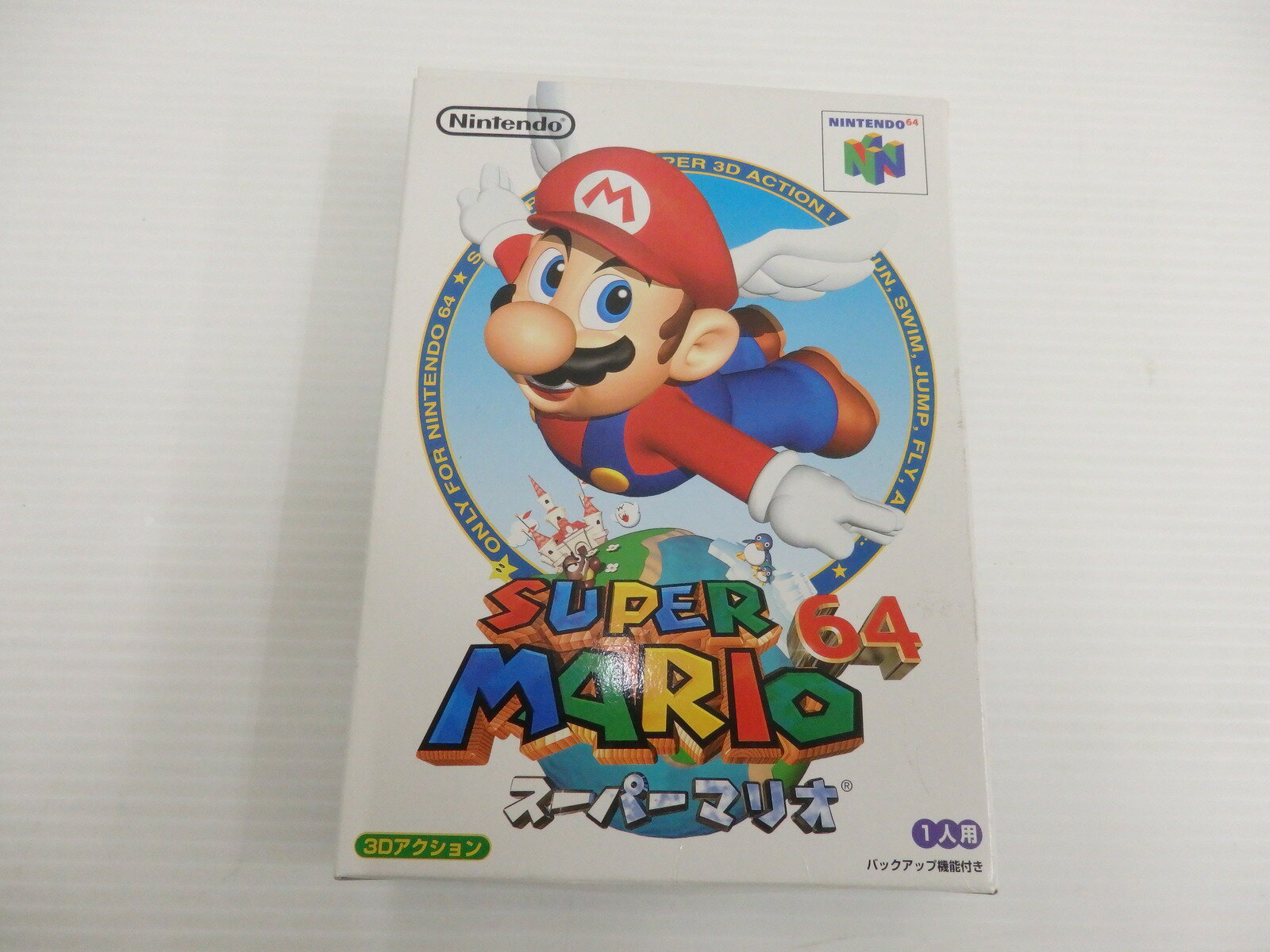 【中古】 ニンテンドー64　スーパーマリオ ※箱イタミ レトロソフト 【ゲーム】【鳥取店】