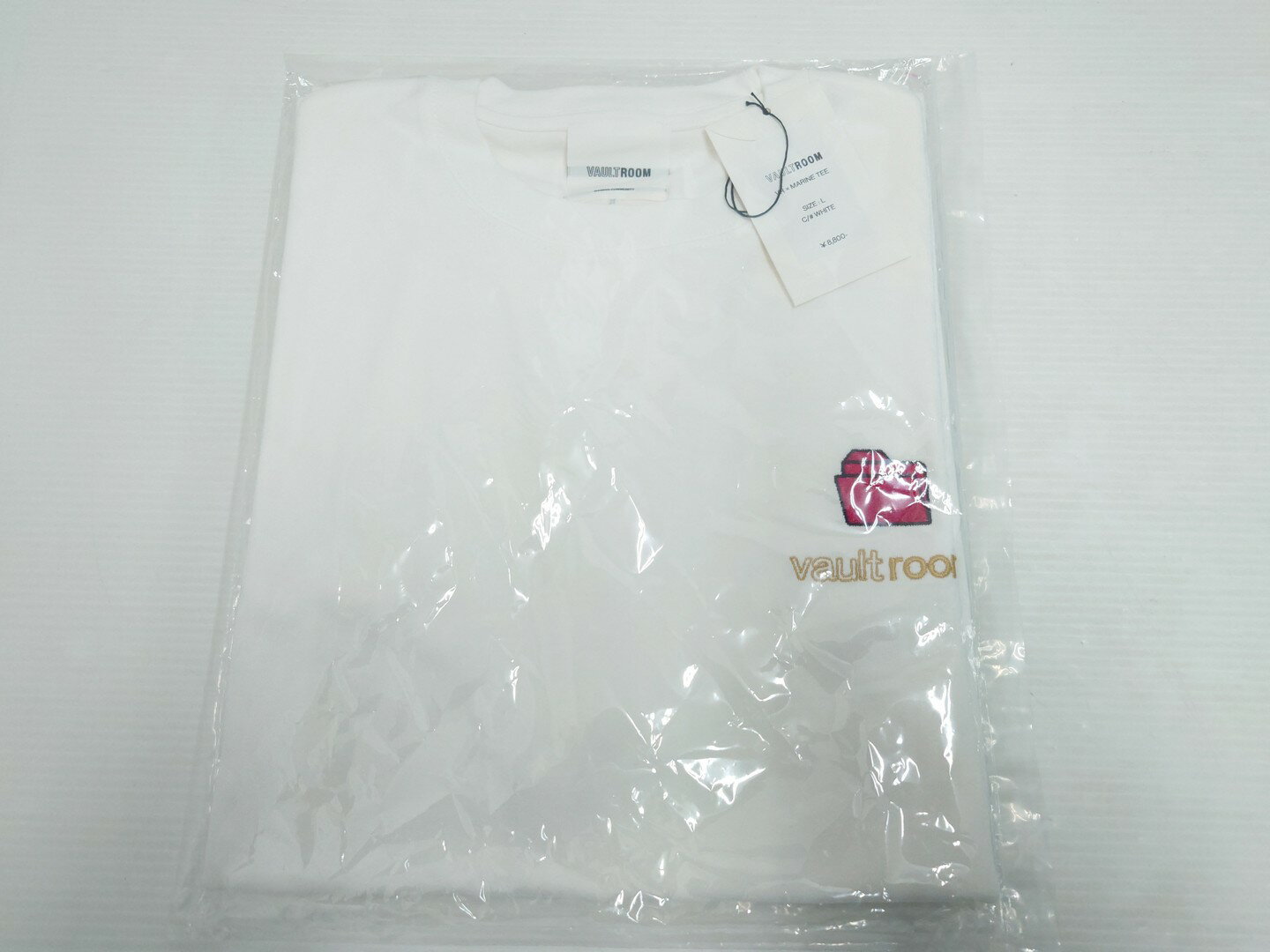 【中古】未開封品 VR × MARINE TEE vaultroom ホロライブ 宝鐘マリン Tシャツ WHITE サイズ：L 【鳥取店】