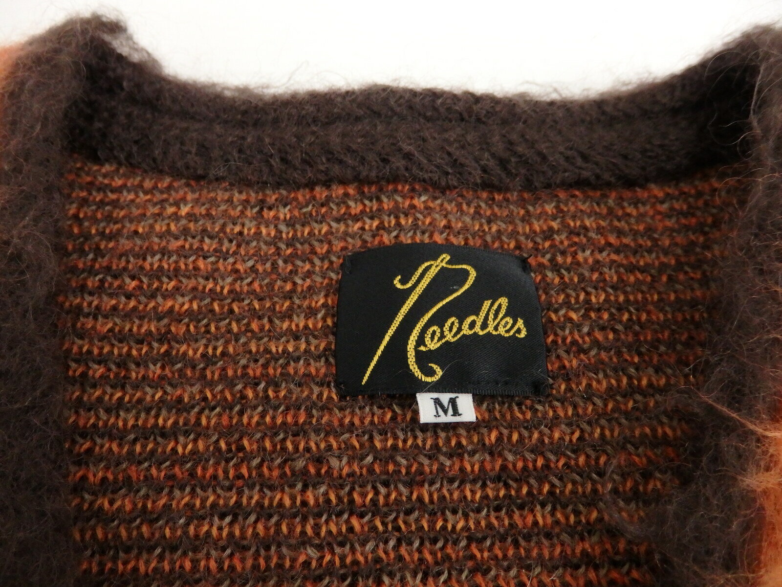 【中古】Needles 20AW Mohair Cardigan Mondrian ニードルズ モヘア カーディガン HM269 SIZE M 【メンズ古着】【鳥取店】