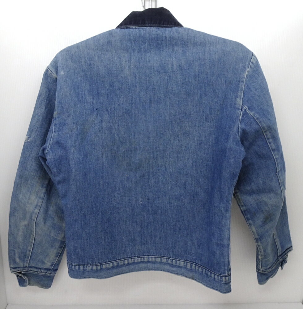 【中古】70S　Wrangler ラングラー 裏地ブランケット　ジップアップ　デニムジャケット　サイズ36　TALONジッパー【メンズ古着】【米子店】