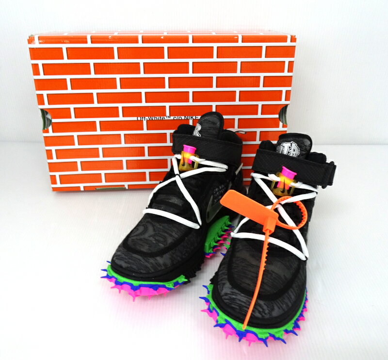 【中古】NIKE / ナイキ / Off-White / オフホワイト / AIR FORCE 1 MID SP / エアフォース1 ミッドSP / 24cm / ブラック / DO6290-001【レディース】【靴/シューズ】【米子店】