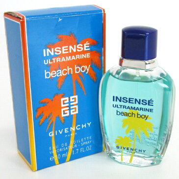 【中古雑貨】GIVENCHY ジバンシィ INSENSE ULTRAMARINE beach boy EDT アンサンセ ウルトラマリン ビーチボーイ 50ml 《USED香水》【山城店】