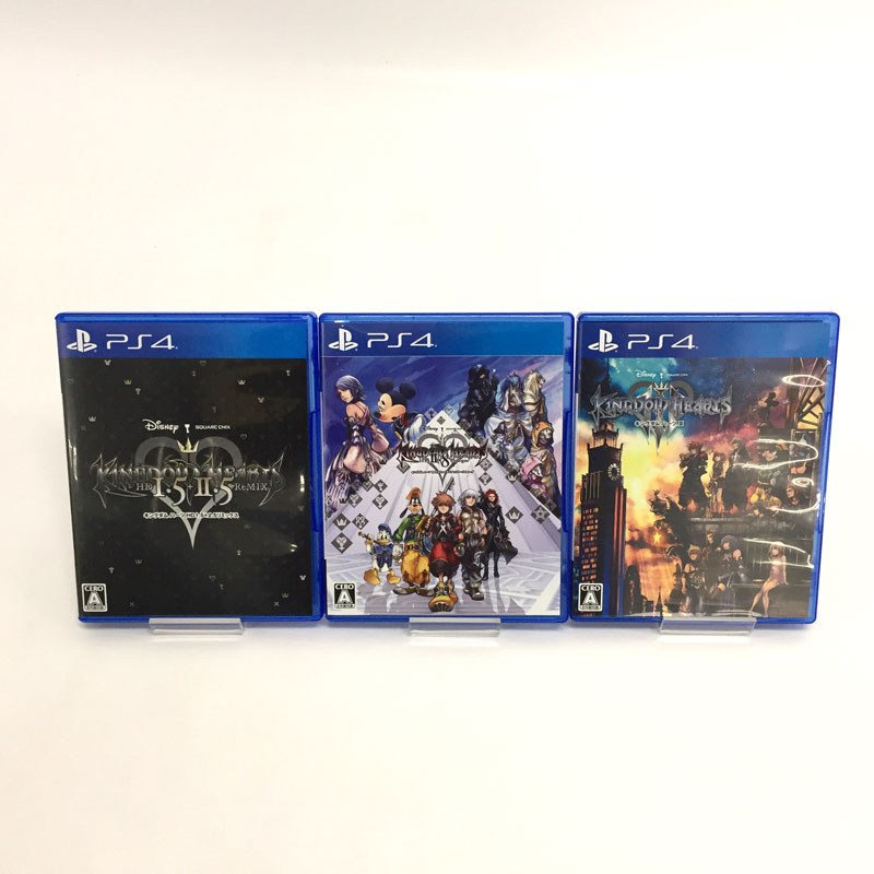 【中古】キングダムハーツ（1.5 + 2.5・2.8・3）3本セット【PS4 ソフト】【ゲーム】【山城店】