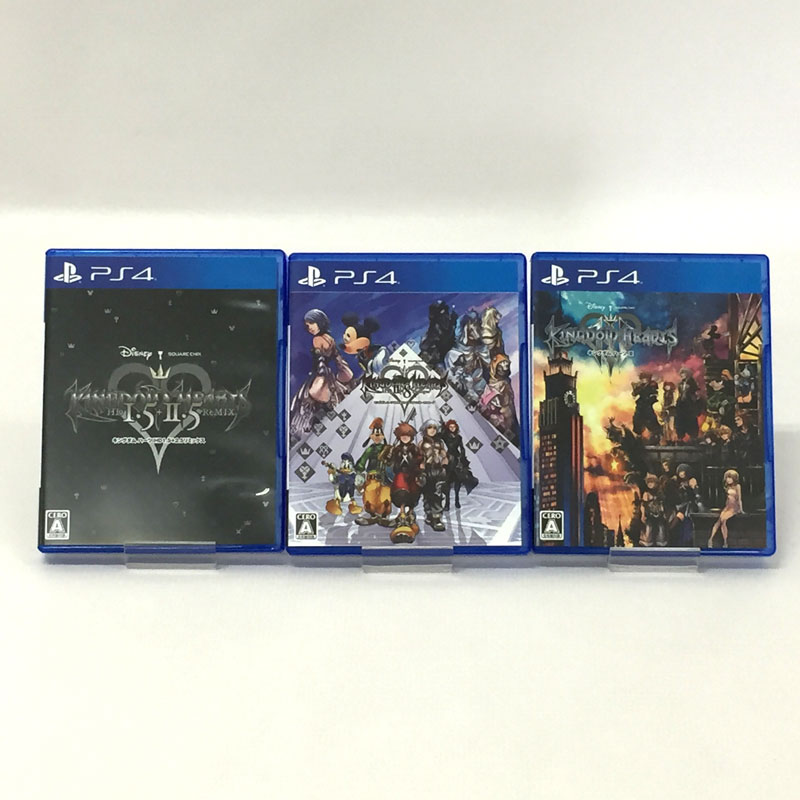 【中古】キングダムハーツ（1.5 + 2.5・2.8・3）3本セット【PS4 ソフト】【ゲーム】【山城店】