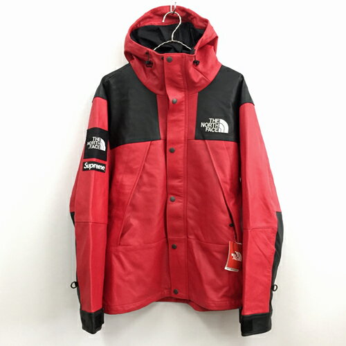 【中古】Supreme×THE NORTH FACE シュプリーム×ザ・ノースフェイス Leather Mountain Parka レザーマウンテン パーカー/ストリート【メンズ古着】【山城店】