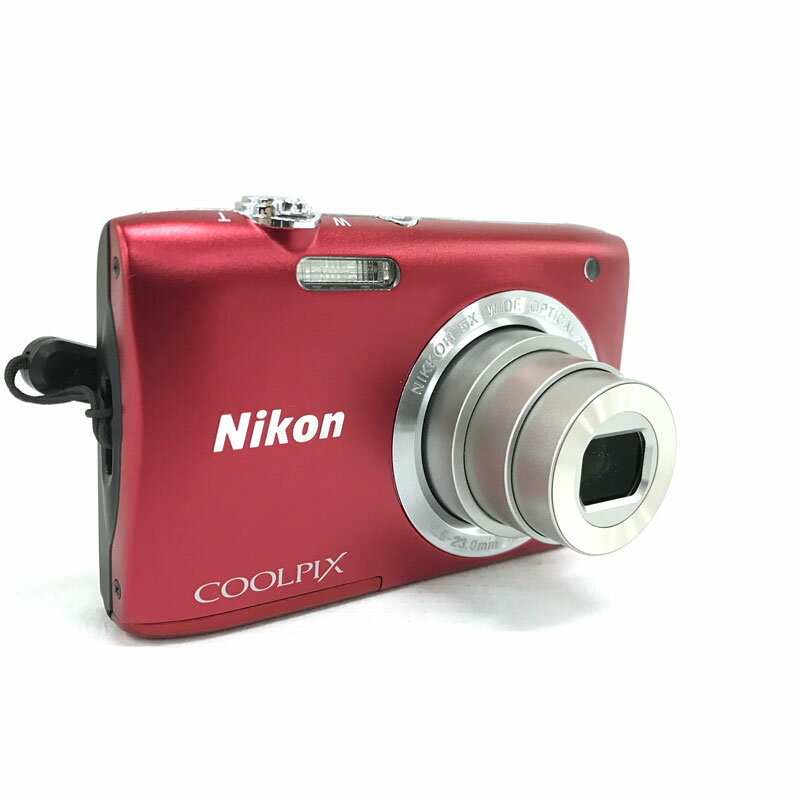 【中古】 Nikon S2900RD 【デジタルカメラ COOLPIX S2900 レッド】【製造番号 : 21033225】【山城店】