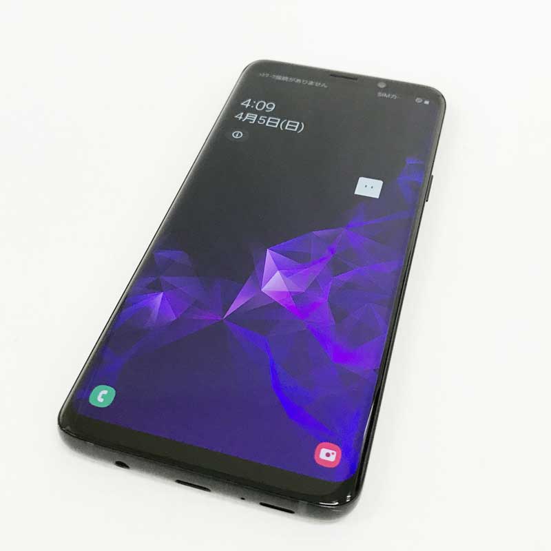 【中古】 SIMロック解除 SAMSUNG GALAXY S9+ SC-03K ミッドナイトブラック 【白ロム】【353558090380221】【Android 10】【スマートフォン】【山城店】