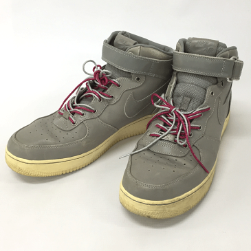 【中古】NIKE ナイキ AIR FORCE1 MID'07 PRM エア フォース 1 ミッド '07 プレミアム/スニーカー【メンズ古着】【山城店】