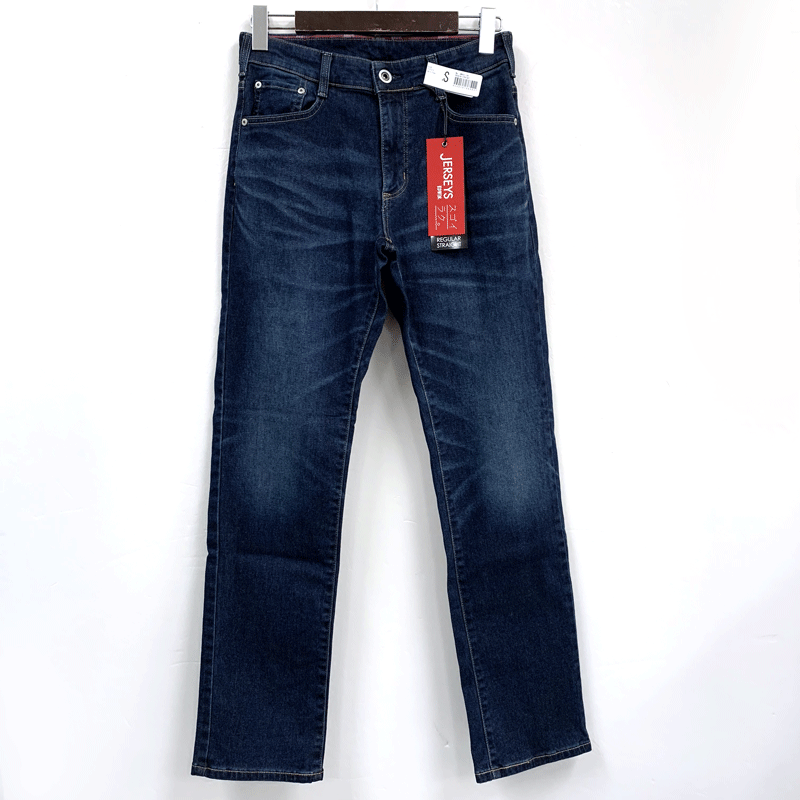 【中古】《美品》EDWIN エドウィン JERSEYS ジャージーズ REGULAR STRAIGHT レギュラー ストレート デニムパンツ/サイズ:S/定番《メンズ古着・山城店》