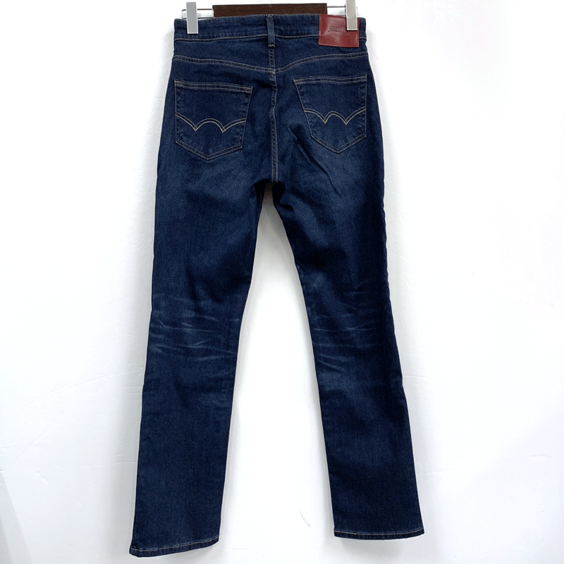 【中古】《美品》EDWIN エドウィン JERSEYS ジャージーズ REGULAR STRAIGHT レギュラー ストレート デニムパンツ/サイズ：S/定番《メンズ古着・山城店》