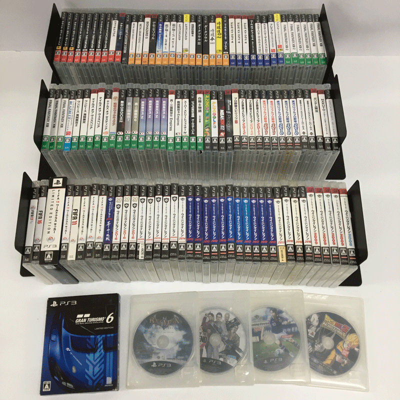 【中古】《ジャンク》PS3ソフト グランドセフトオート5 グランツーリスモ6等 123本セット プレイステーション3/プレステ3《ゲーム・山城店》A1645