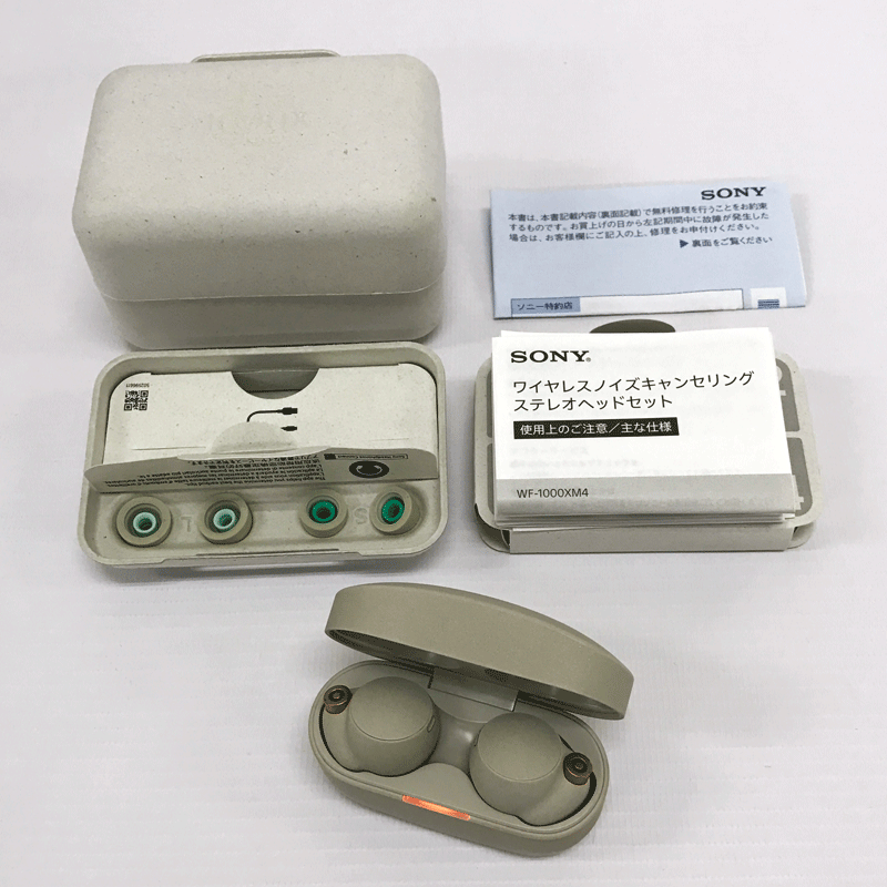 【中古】 SONY WF-1000XM4 【ワイヤレスノイズキャンセリングイヤホン】【製造番号 : 5287908】《家電・山城店》
