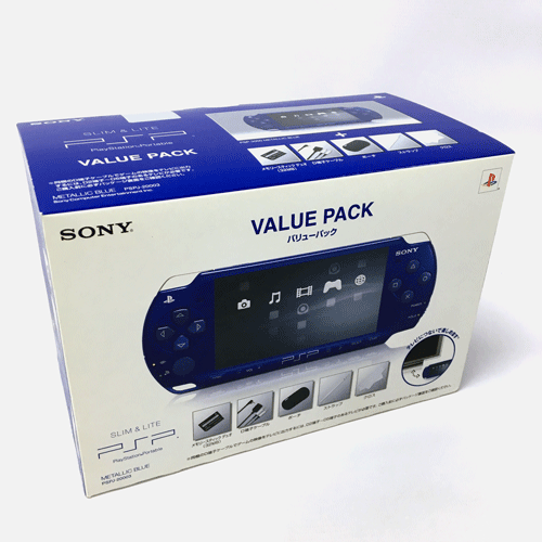 【中古】《未開封》PSP本体 PSPJ-20003 PSPバリューパック メタリックブルー/PSP  ...