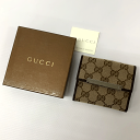 GUCCI グッチ GGキャンバス Wホック 2つ折り財布《ブランド・山城店》