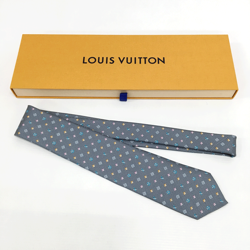 【中古】《美品》LOUIS VUITTON ルイヴィトン クラヴァット モノグラムハーロー ネクタイ 《ブランド・山城店》