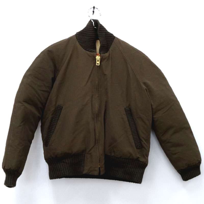 【中古】【レディース古着】BEAMS BOY グース ダウンジャケット サイズ：F/カラー：カーキ/インナーダウン/ショート丈/アウター【山城店】