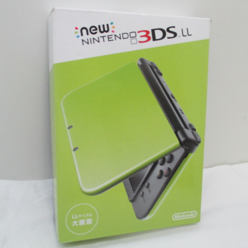 【中古】Newニンテンドー3DS　LL　ライム×ブラック【橿原店】【H】