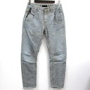 【中古】【レディース古着】DIESEL ディーゼル サルエル デニム サイズ：26/カラー：グレー・ブルー 系/パンツ【山城店】