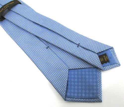 【中古】LOUIS VUITTON(ルイヴィトン) 「クラヴァット コンヴィクション」ネクタイ/M70173/カラー:ブルー《アクセサリー》【ブランド】【山城店】