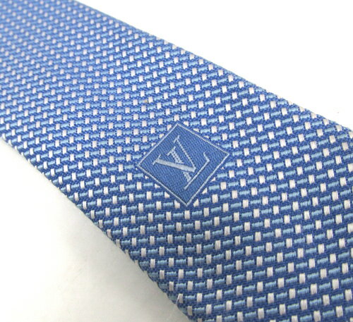 【中古】LOUIS VUITTON(ルイヴィトン) 「クラヴァット コンヴィクション」ネクタイ/M70173/カラー:ブルー《アクセサリー》【ブランド】【山城店】