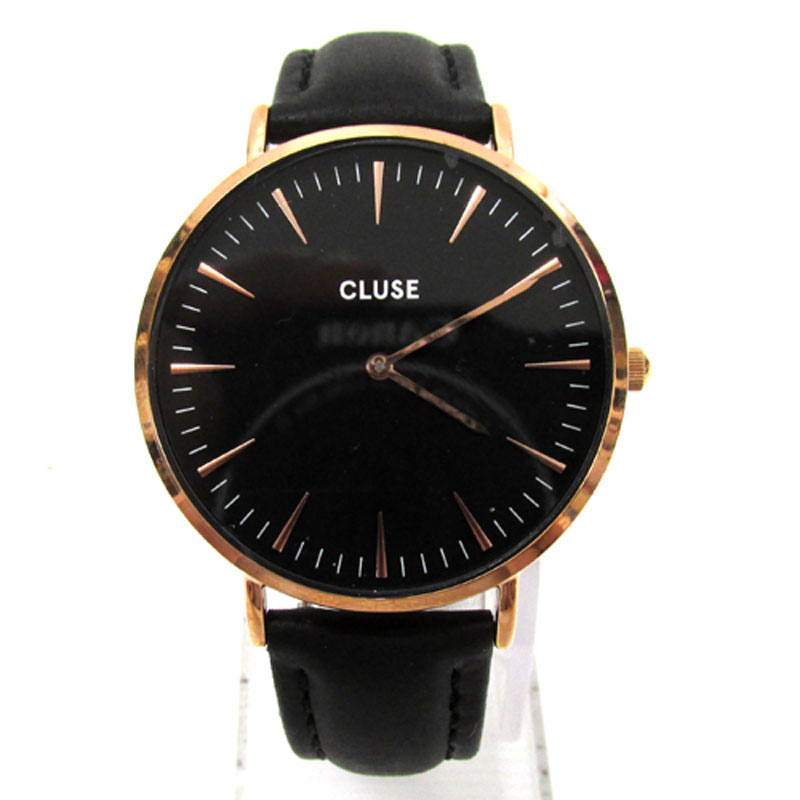 【中古】CLUSE(クルース) 時計 ブラック×ゴールド 系/クォーツ/レディース《腕時計/ウォッチ》【服飾小物】【山城店】