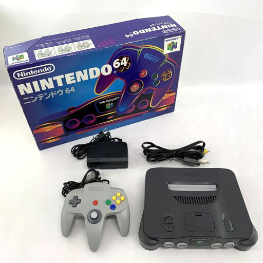 【中古】《ジャンク扱い》《レトロ》ニンテンドウ64 AVケーブル付 動作確認済み/Nintendo/ニンテンドー/ロクヨン《ゲーム・山城店》A2808 【中古】《ジャンク扱い》《レトロ》ニンテンドウ64 AVケーブル付 動作確認済み/Nintendo/ニンテンドー/ロクヨン《ゲーム・山城店》A2808