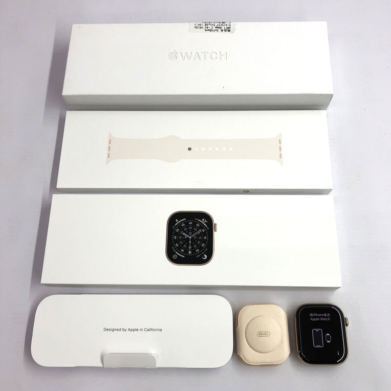 【中古】Apple MFD54J/A Apple Watch Series11 GPS+Cellalar 46mm【製造番号: DJV7K1V794 IMEI: 354123759900642】併売《家電・山城店》O9029