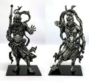 【中古】造形戯画 仁王・阿形+吽形 二体セット 特別彩色版 組立済《墨式》 岩倉圭二 サイトウヒール《フィギュア・山城店》O6155(3)