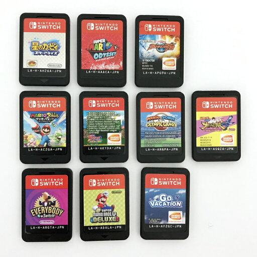 【中古】Nintendo SwitchソフトROMのみ10本セット 読込確認済み/星のカービィスターアライズ/マリオオデッセイ《ゲーム・山城店》S842 【中古】Nintendo SwitchソフトROMのみ10本セット 読込確認済み/星のカービィスターアライズ/マリオオデッセイ《ゲーム・山城店》S842