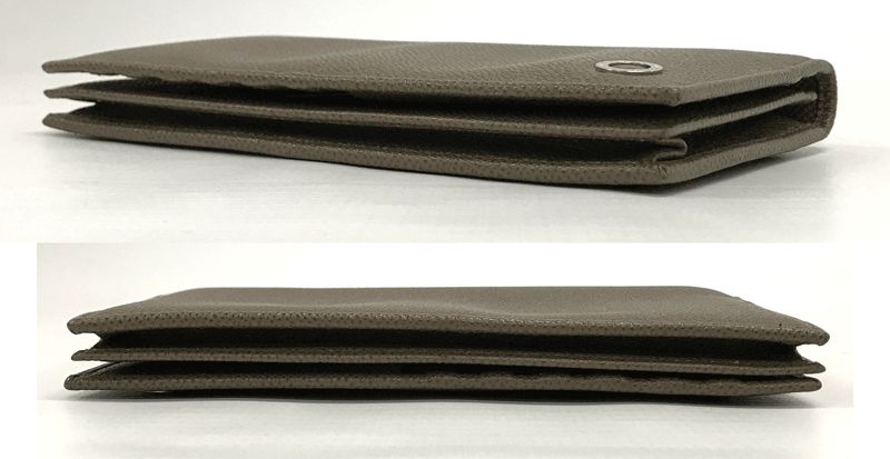 【中古】BVLGARI ブルガリ ブルガリ ブルガリ マン グレインレザー 2つ折り長財布【ブランド】【山城店】