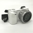 【中古】 SONY ILCE-6000Y-B 【デジタル一眼カメラ α6000 ダブルズームレンズキット ホワイト】【製造番号 : 3154528】【山城店】