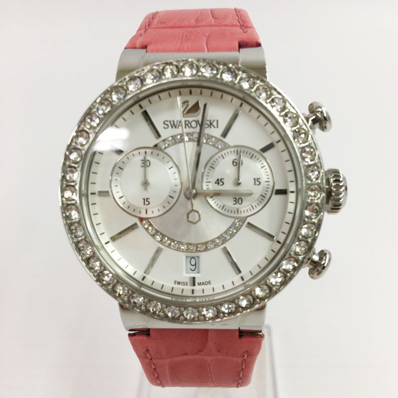 【中古】SWAROVSKI スワロフスキー Citra Sphere Chrono シトラ スフィア クロノ/5096008 アナログ/クォーツ《服飾小物・山城店》S381