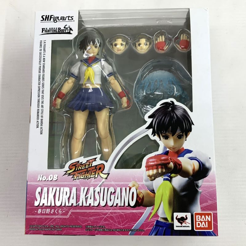 【中古】《未開封》S.H.Figuarts 春日野さくら ストリートファイターIV《フィギュア・山城店》Z539のサムネイル