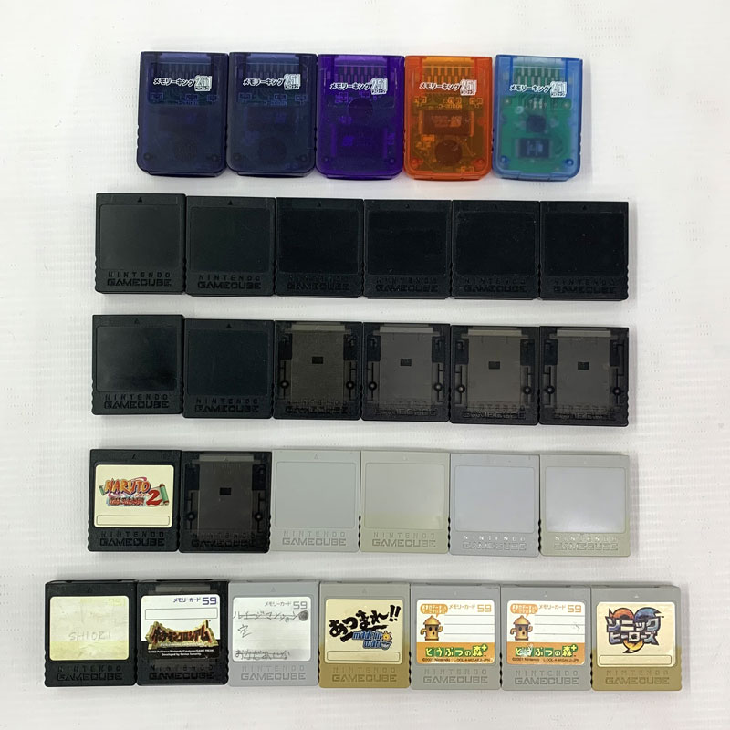 【中古】《ジャンク扱い》GC メモリーカード59/251 30個セット/ゲームキューブ《ゲーム・山城店》Y152