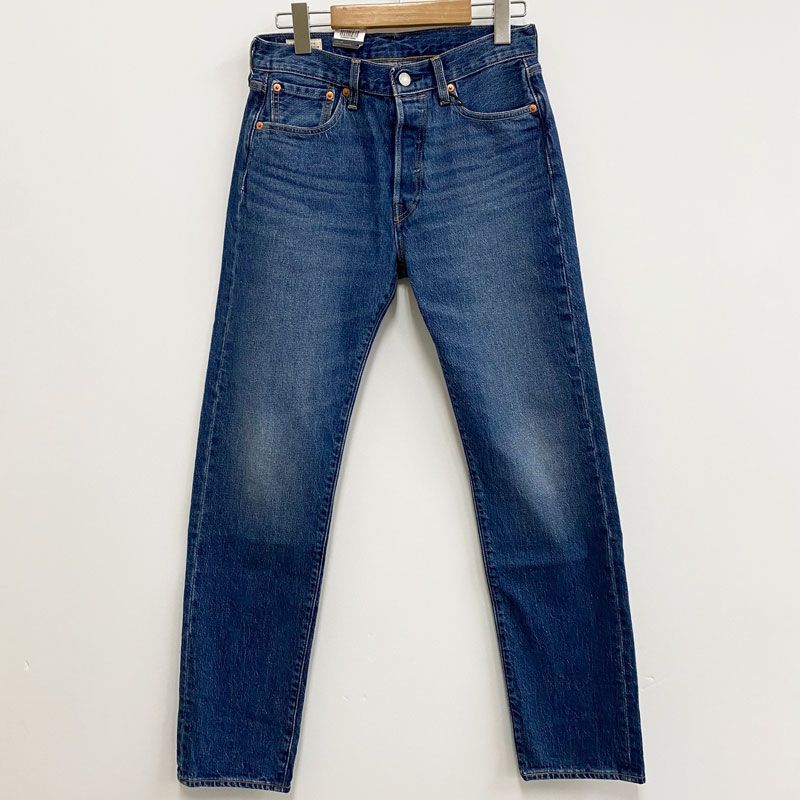 Rakuten - 【中古】《美品》Levi's リーバイス ストレートフィット ボタンフライ デニムパンツ サイズ : W28/定番《メンズ古着・山城店》S482