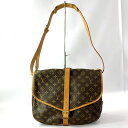 【中古】LOUIS VUITTON ルイヴィトン モノグラム ソミュール35 ショルダーバッグ《ブランド・山城店》A2044