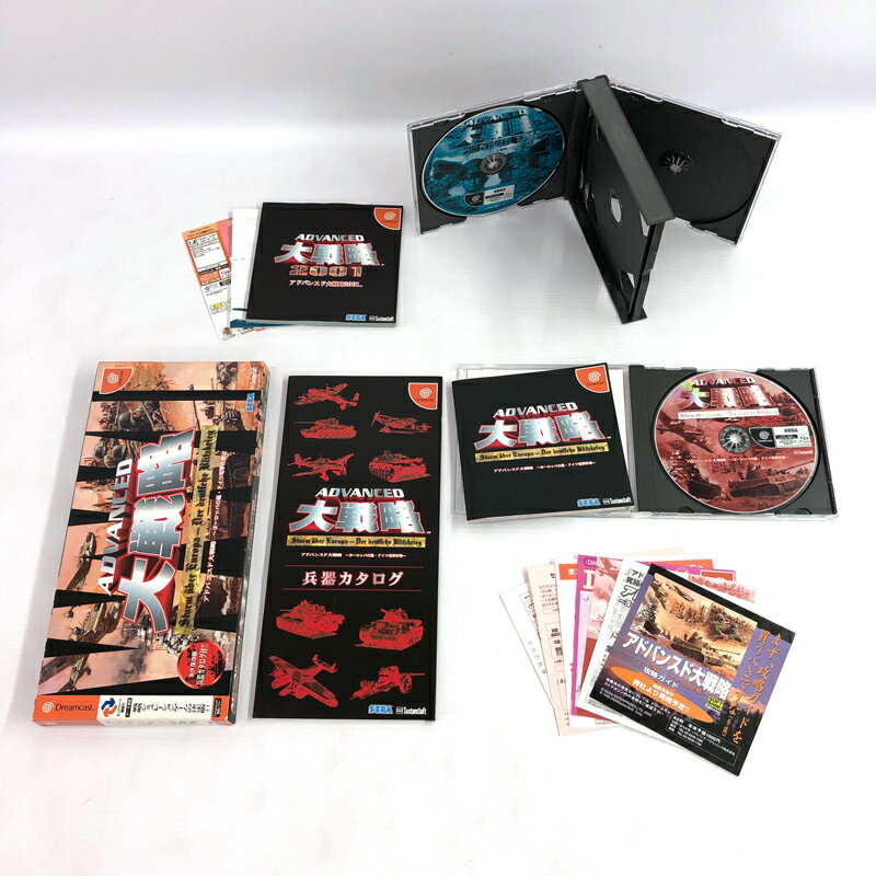 【中古】《ジャンク扱い》《レトロ》アドバンスド大戦略 2001&ヨーロッパの嵐・ドイツ電撃作戦 2本セット《ゲーム・山城店》R1034