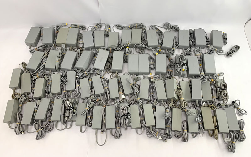 乐天商城 - 【中古】《ジャンク》Wii WiiU ACアダプター 59本セット 動作未確認/Nintendo/ニンテンドー［140サイズ×2個口］《ゲーム・山城店》Y185