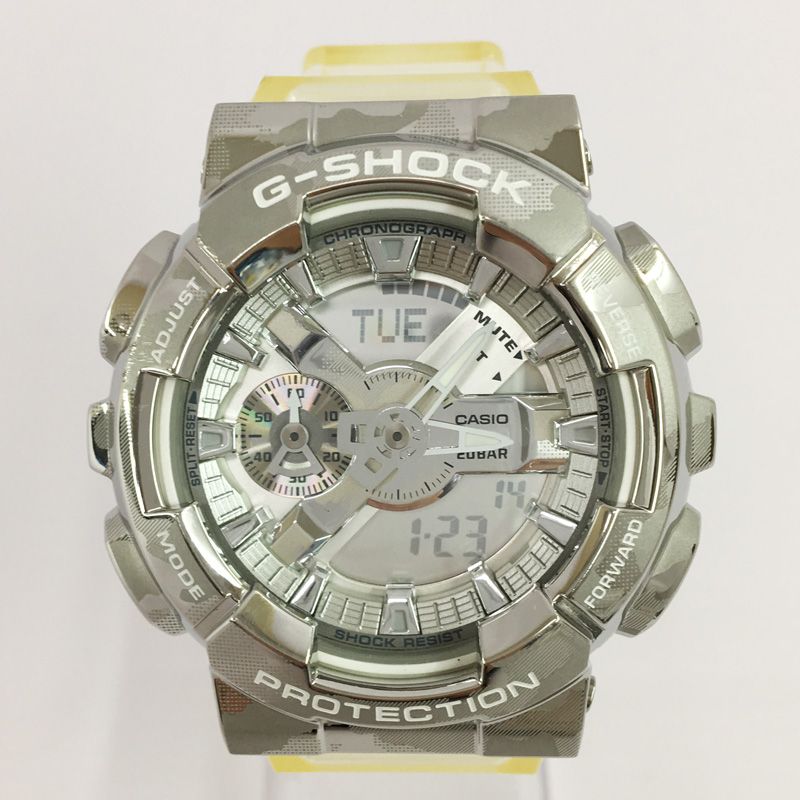 【中古】G-SHOCK ジーショック Metal Covered メタルカバー GM-110SCM-1AJF アナデジ/クォーツ《服飾小物・山城店》S565