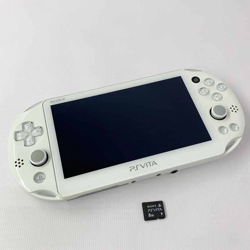 【中古】PlayStation Vita PCH-2000 ホワイト 本体のみ＋8GBメモリーカード PSvita/プレイステーションヴィータ/SONY《ゲーム・山城店》A2099