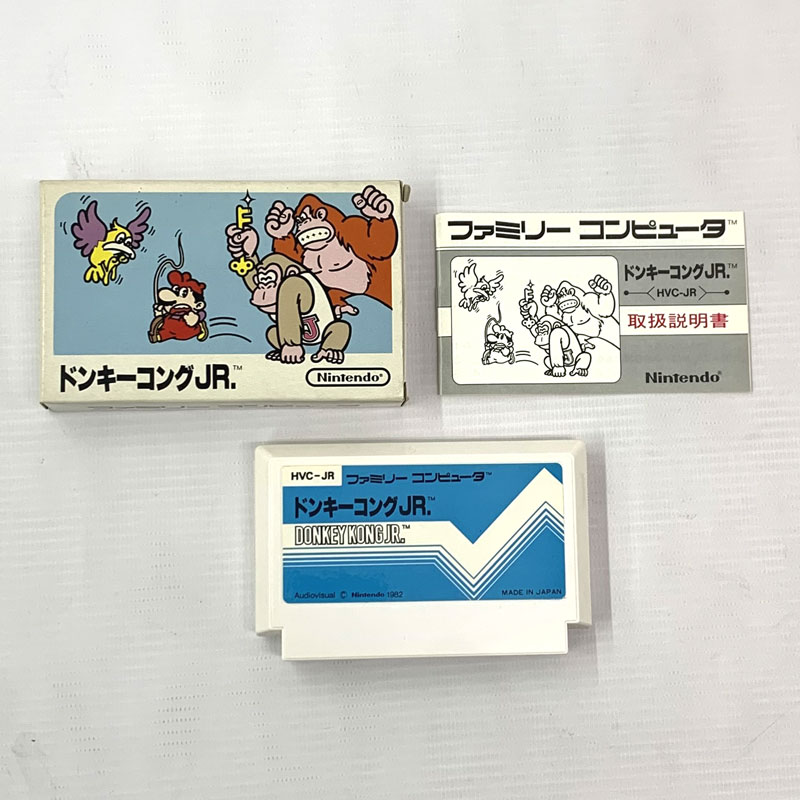 乐天商城 - 【中古】《ジャンク扱い》ドンキーコングJr. 初期版 動作確認済み/ファミコン/FC/NES《ゲーム・山城店》Y218