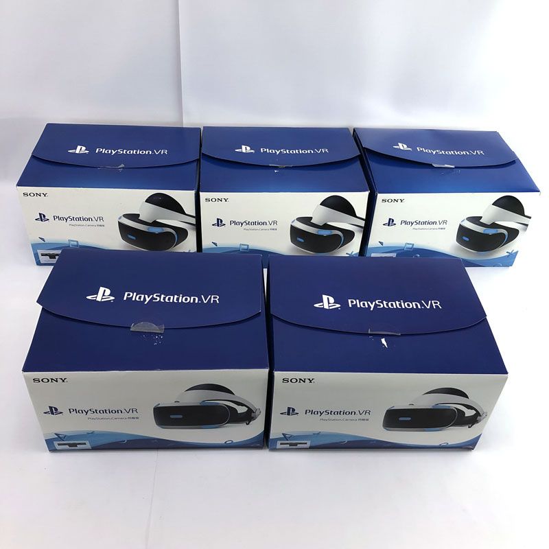 【中古】《ジャンク》プレイステーションVR CUHJ-16003 2台＆CUHJ-16001 3台セット 周辺機器/PS4/PlayStation4《ゲーム 山城店》A2346